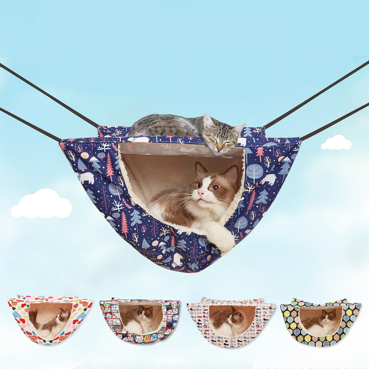 Cat Hammock Bed – Elevated, Space-Saving Comfort