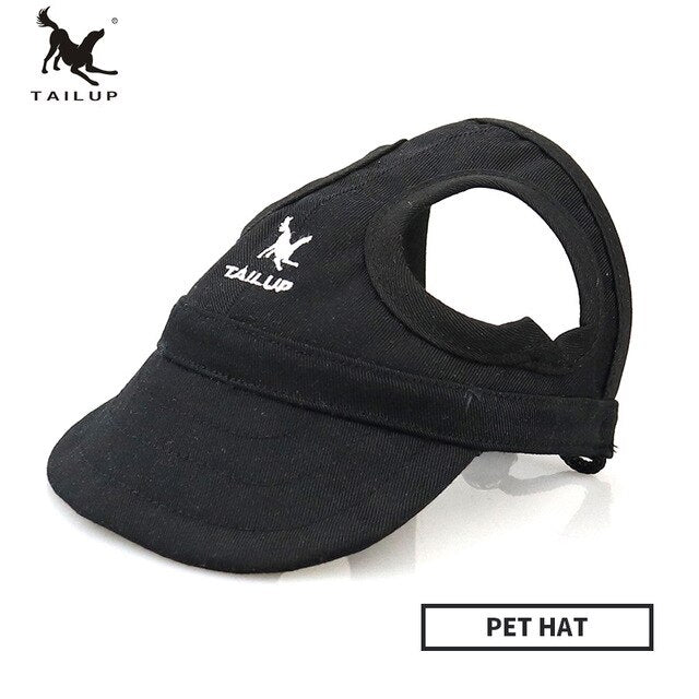Dog Baseball Cap With Ear Holes for Sun Protection