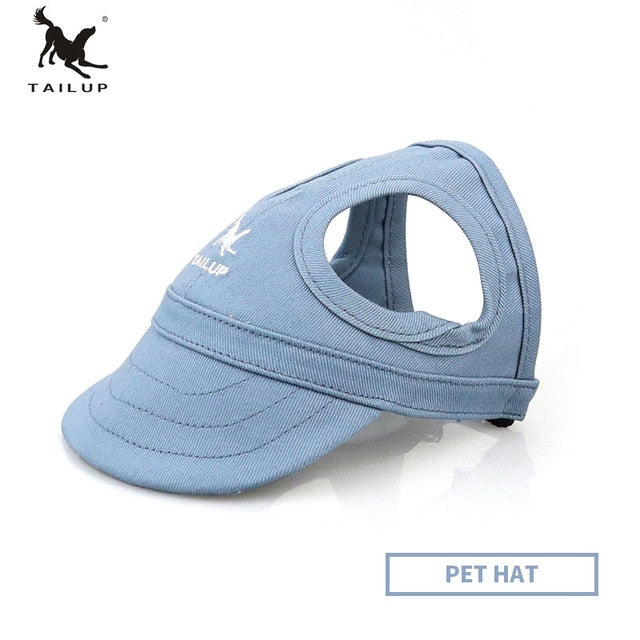 Dog Baseball Cap With Ear Holes for Sun Protection