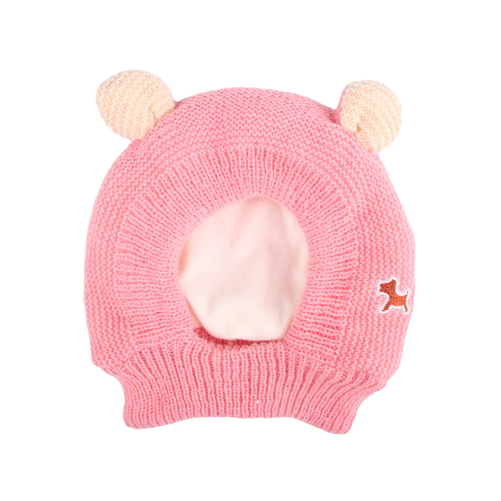 Dog Winter Hat | Warm Bear-Ear Knit for Cold Walks