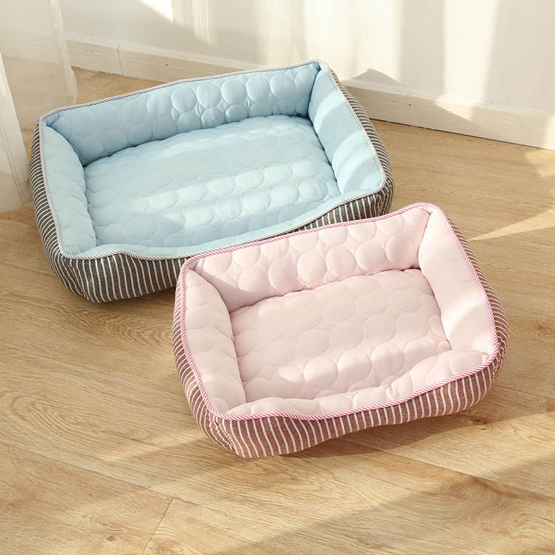 Cooling Dog Bed for Summer: Cushioned Comfortable Rest