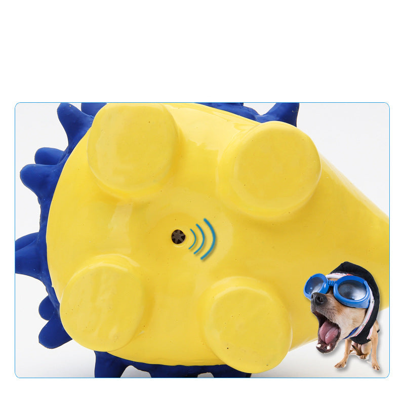 Interactive Dog Squeaky Toy Set for Dental Chew Play