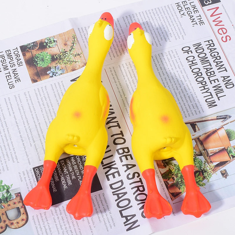 Soft Latex Squeaky Duck Toy for Small & Medium Dogs