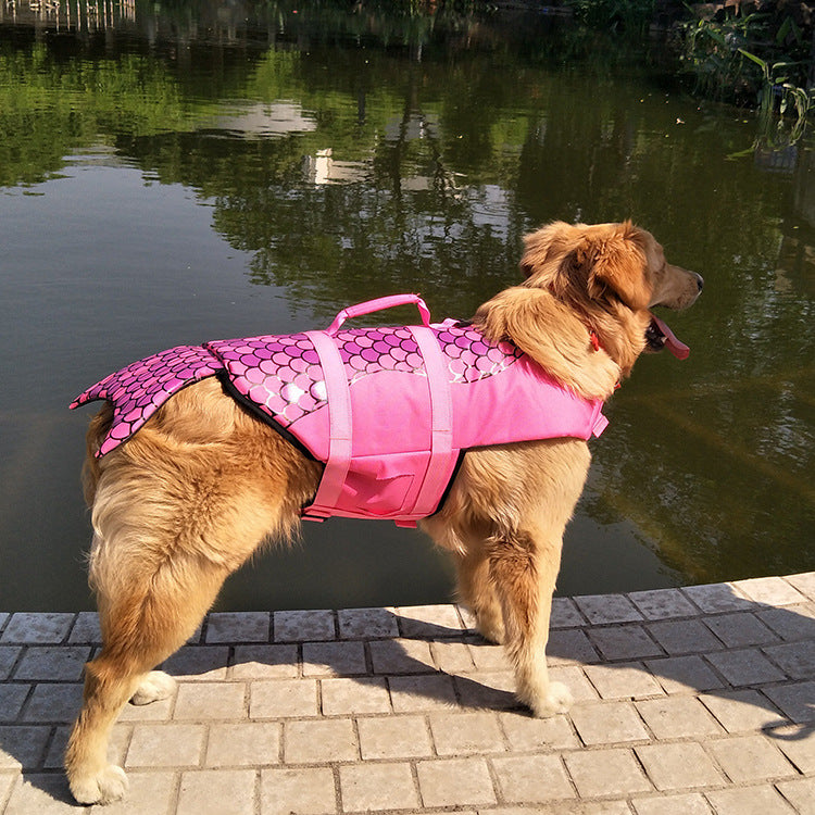 Dog Life Jacket Vest for Water Safety & Visibility