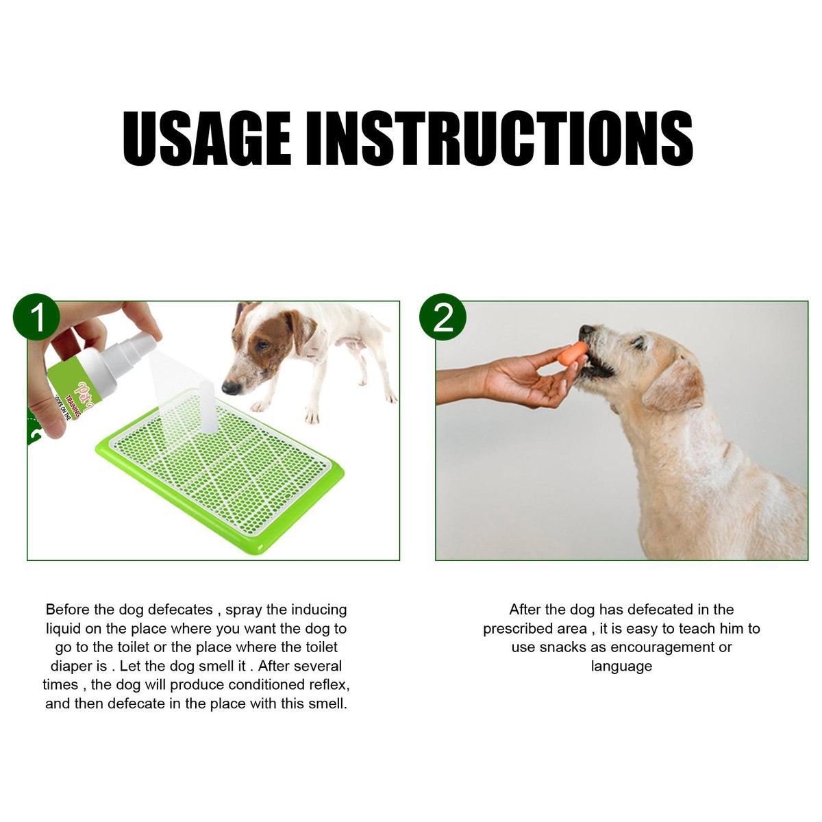 Pet Toilet Training Spray for Finding the Right Spot