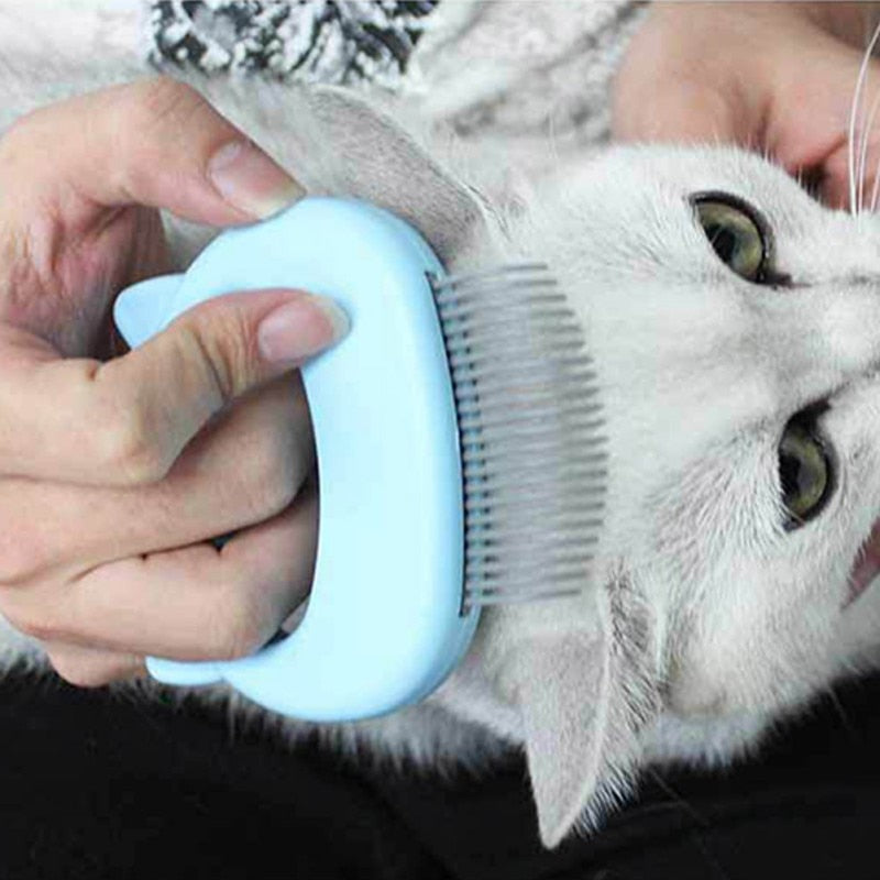 Cat Massage Brush for Gentle Loose-Hair Grooming Tool