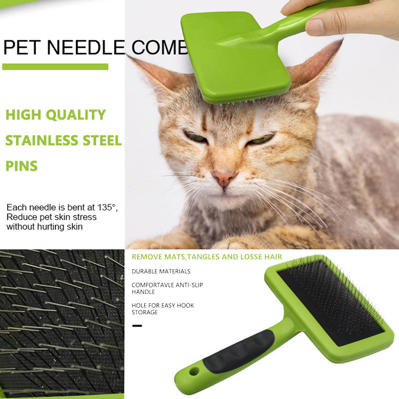 Pet Grooming Brush Set for Tangle-Free, Calmer Fur