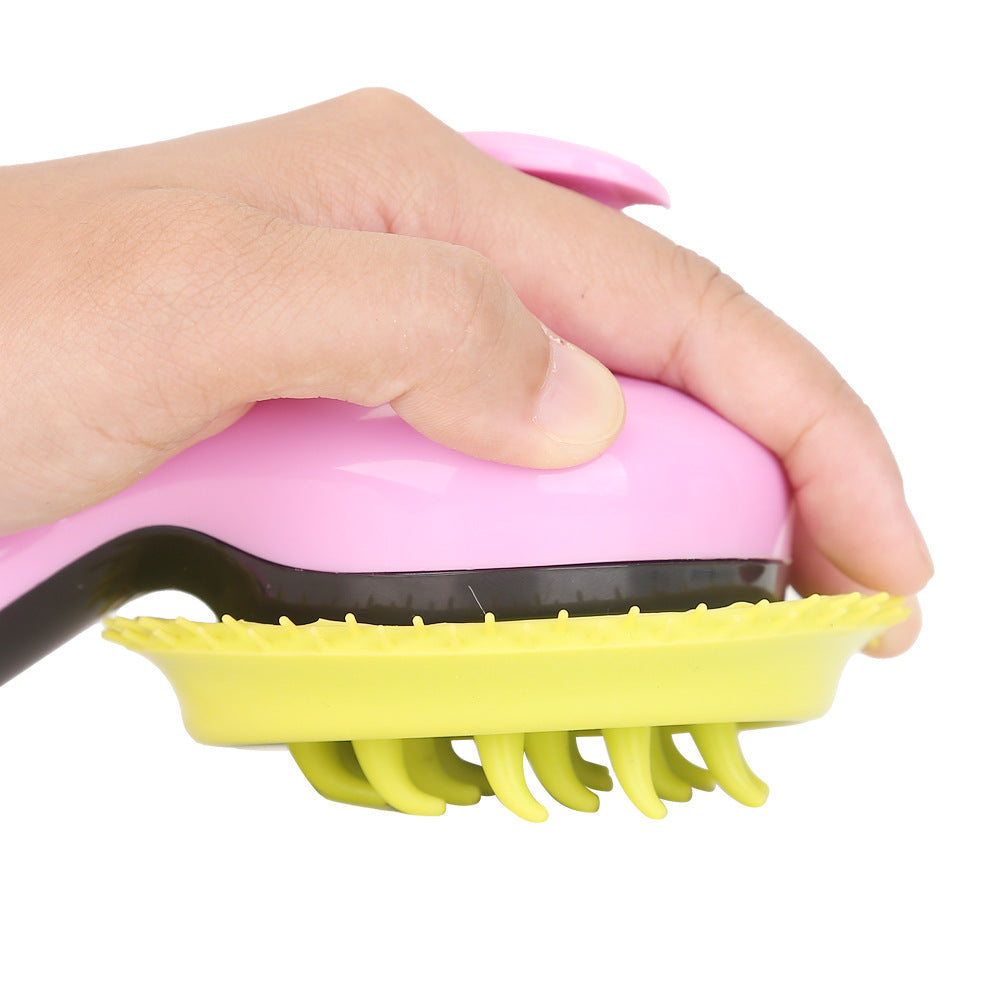 Pet Massage Shower Brush for Easier, Cleaner Baths