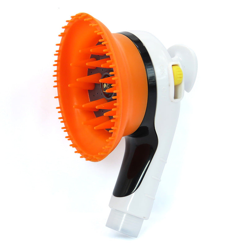 Pet Massage Shower Brush for Easier, Cleaner Baths