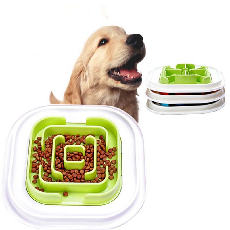 Slow Feeder Dog Bowl Maze for Dogs Who Inhale Kibble