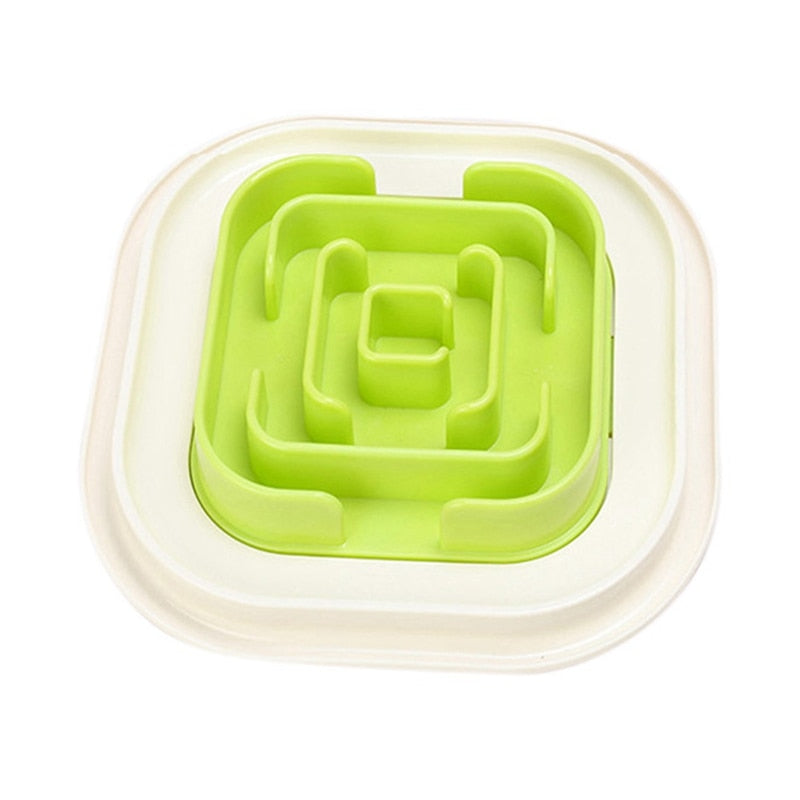 Slow Feeder Dog Bowl Maze for Dogs Who Inhale Kibble
