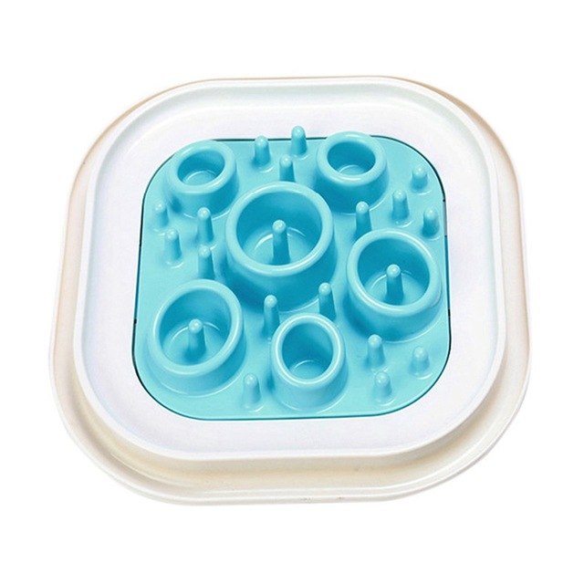 Slow Feeder Dog Bowl Maze for Dogs Who Inhale Kibble