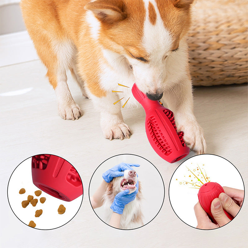 Interactive Treat-Dispensing Dog Chew Toy for Boredom