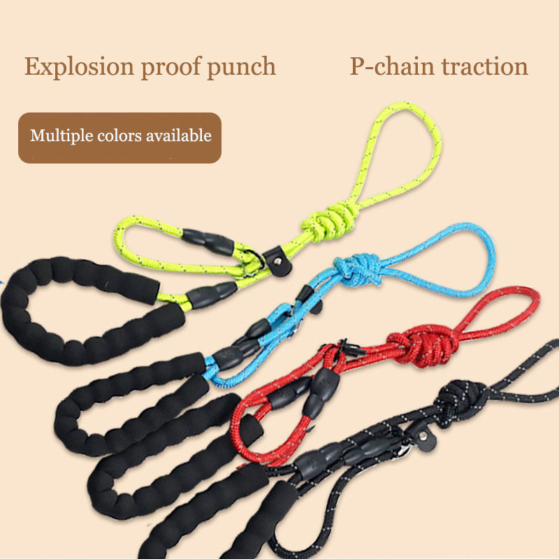 Reflective Adjustable Dog Leash With Padded Handle