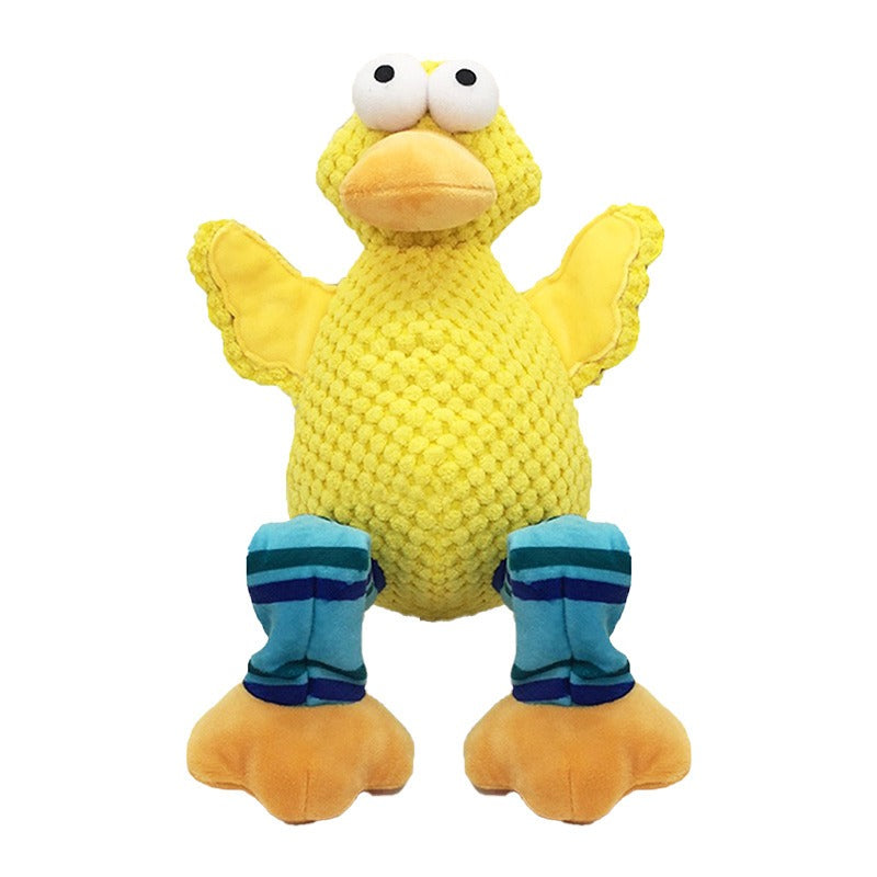 Squeaky Plush Dog Toy for Boredom & Chewing Relief