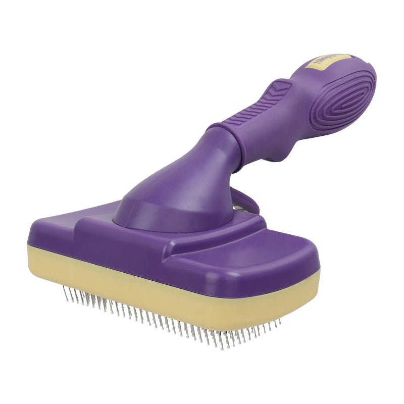 Self-Cleaning Cat Comb for Loose Fur and Tangle Care