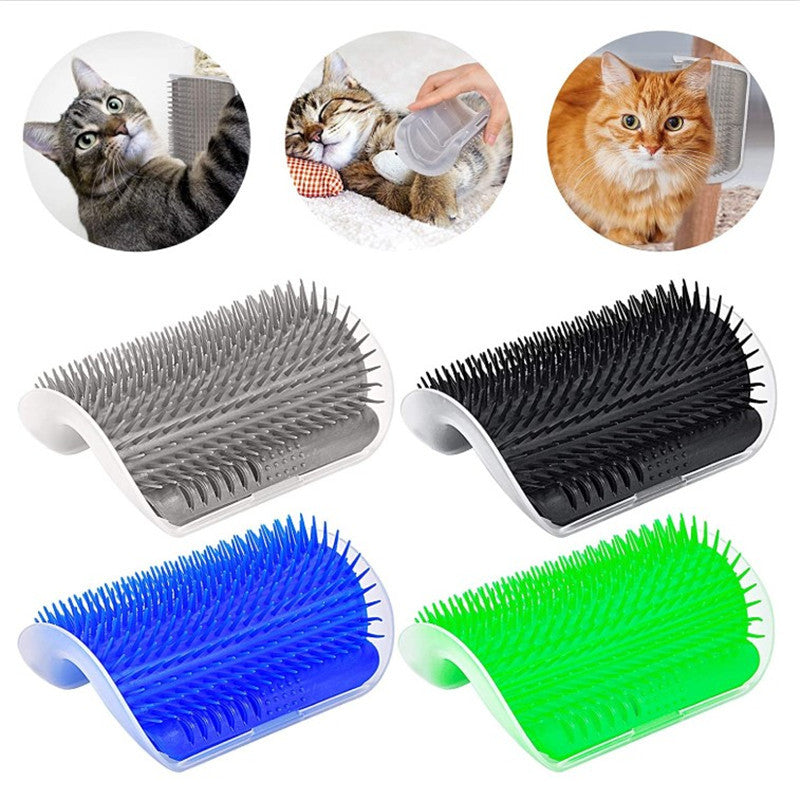 Cat Self-Grooming Brush for Loose Fur and Scratching