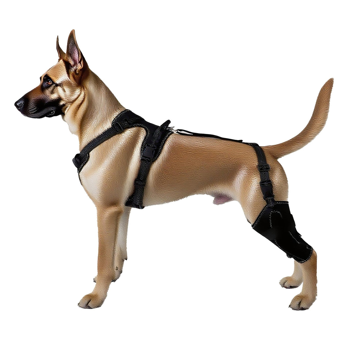 Dog Knee Brace & Hind-Leg Support Harness for Stability