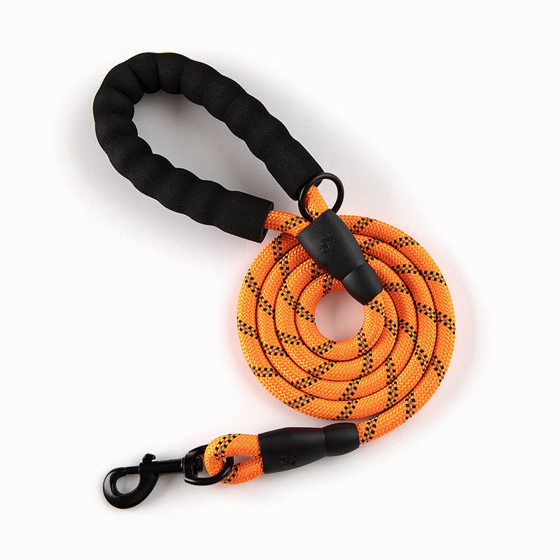 Reflective Dog Leash with Padded Handle for Safe Walks