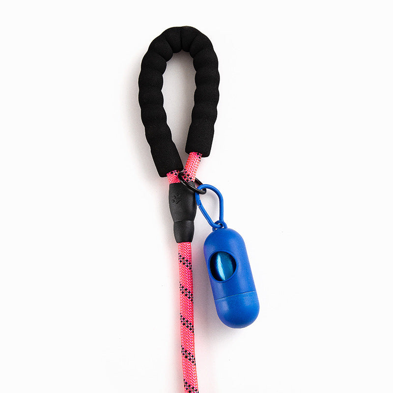 Reflective Dog Leash with Padded Handle for Safe Walks