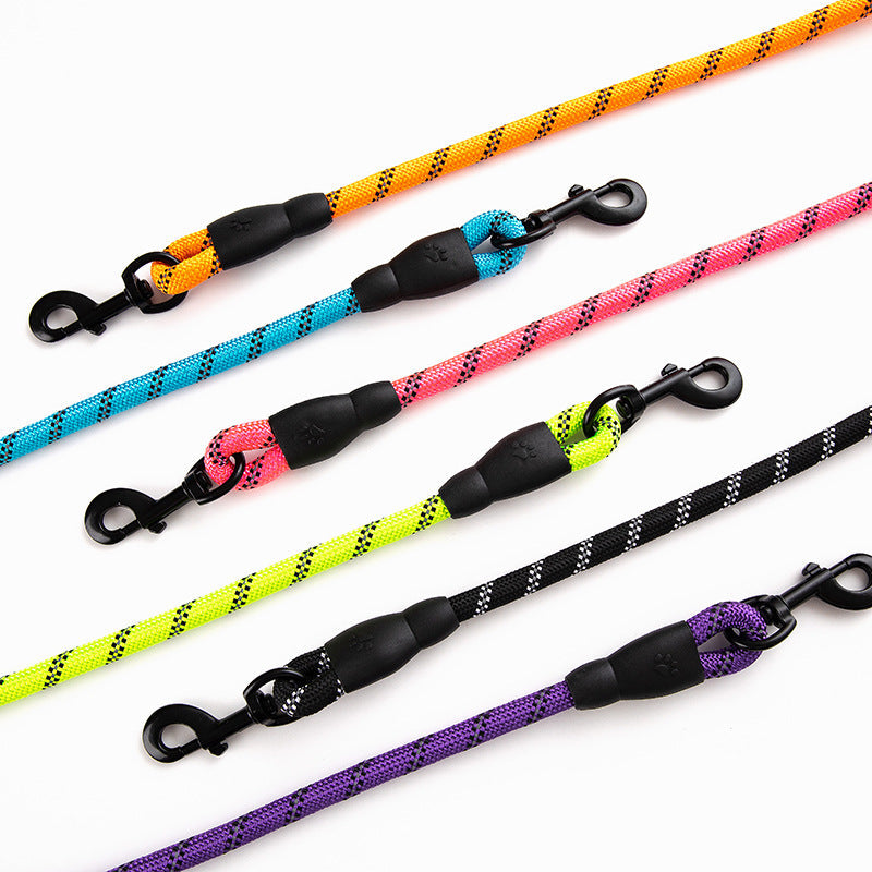 Reflective Dog Leash with Padded Handle for Safe Walks