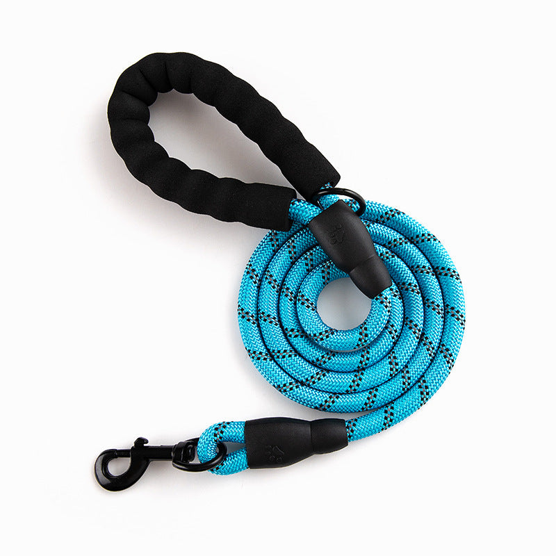Reflective Dog Leash with Padded Handle for Safe Walks