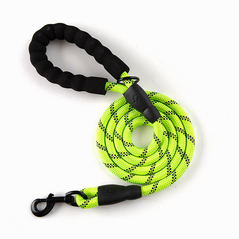 Reflective Dog Leash with Padded Handle for Safe Walks