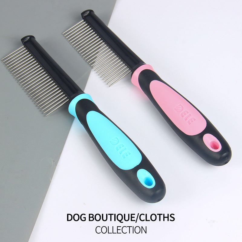 Pet Row Comb for Dogs & Cats | Smooth Tangled Fur