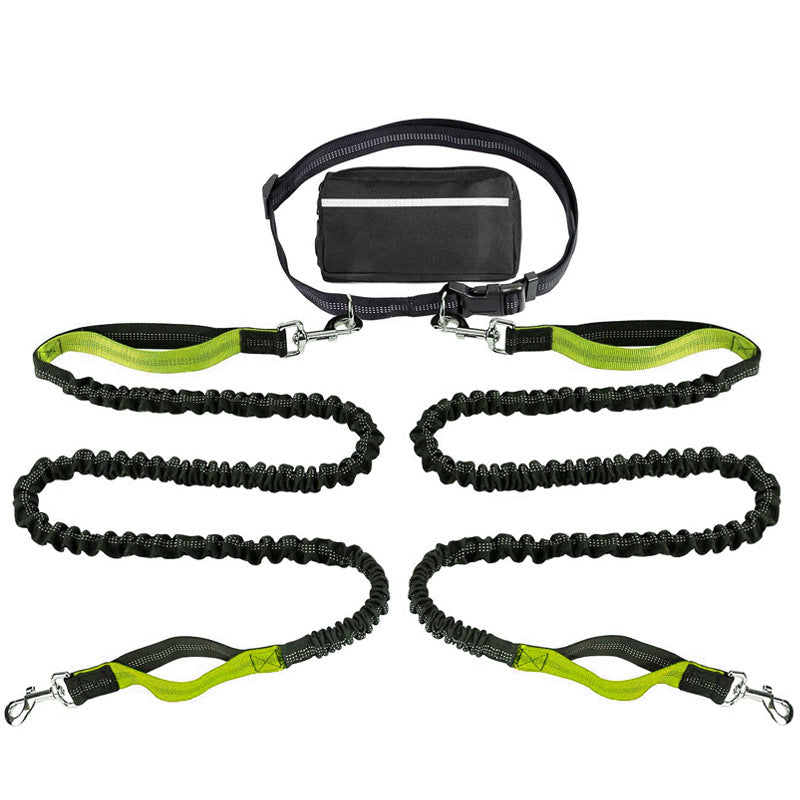Hands-Free Dog Running Leash With Shock Absorption