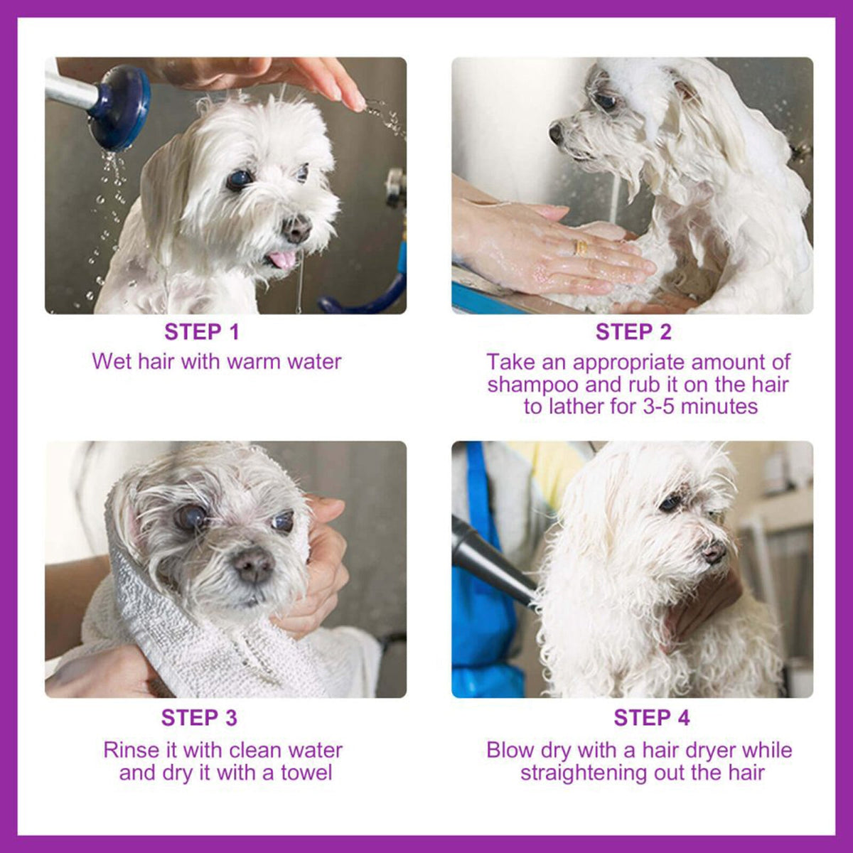 Pet Shampoo for Itchy Skin & Silky, Tangle-Free Fur