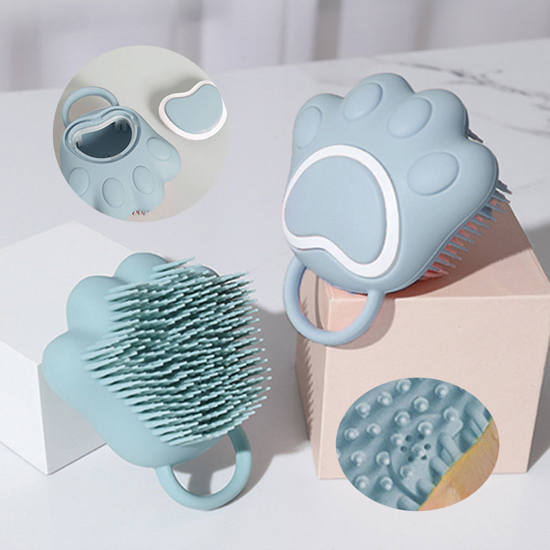 Pet Shower Brush for Rich Foam & Gentle Bath Massage