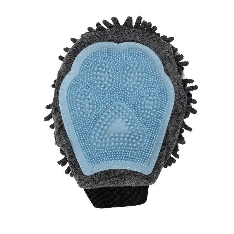 Double-Sided Pet Grooming Glove for Easier, Cleaner Baths