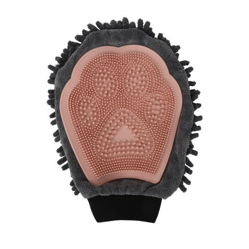 Double-Sided Pet Grooming Glove for Easier, Cleaner Baths