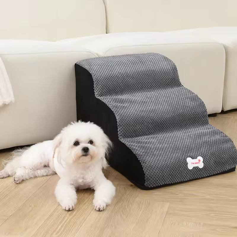 Pet Ramp Stairs for Small Dogs, Safer Sofa Access