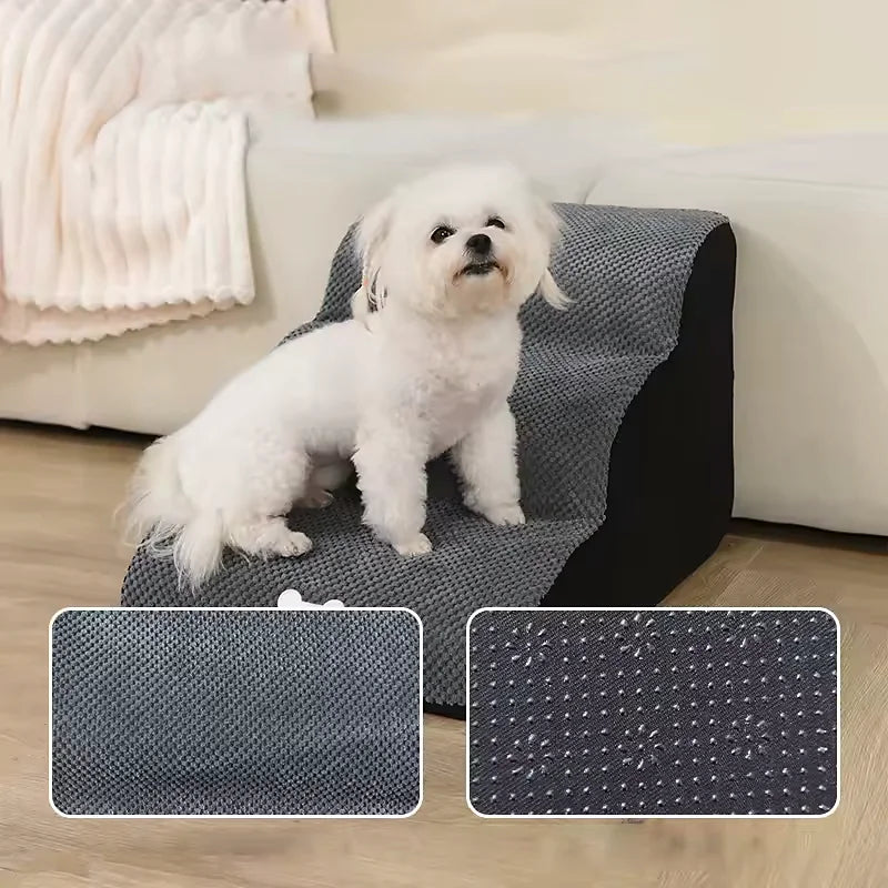 Pet Ramp Stairs for Small Dogs, Safer Sofa Access