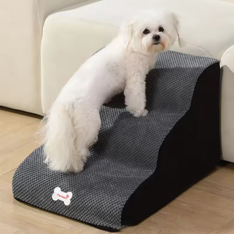 Pet Ramp Stairs for Small Dogs, Safer Sofa Access
