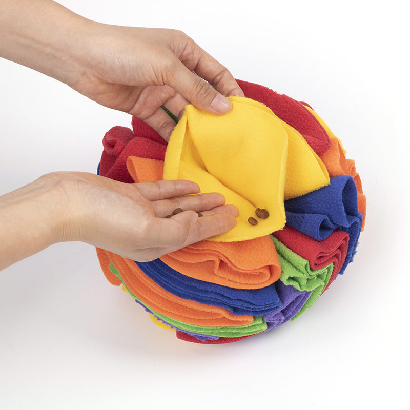 Dog Snuffle Ball for Interactive Indoor Enrichment
