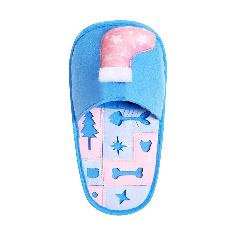 Pet Sniff Slippers: Festive Indoor Enrichment Fun