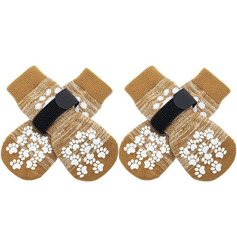 Non-Slip Pet Socks for Dogs & Cats | Indoor Paw Grip
