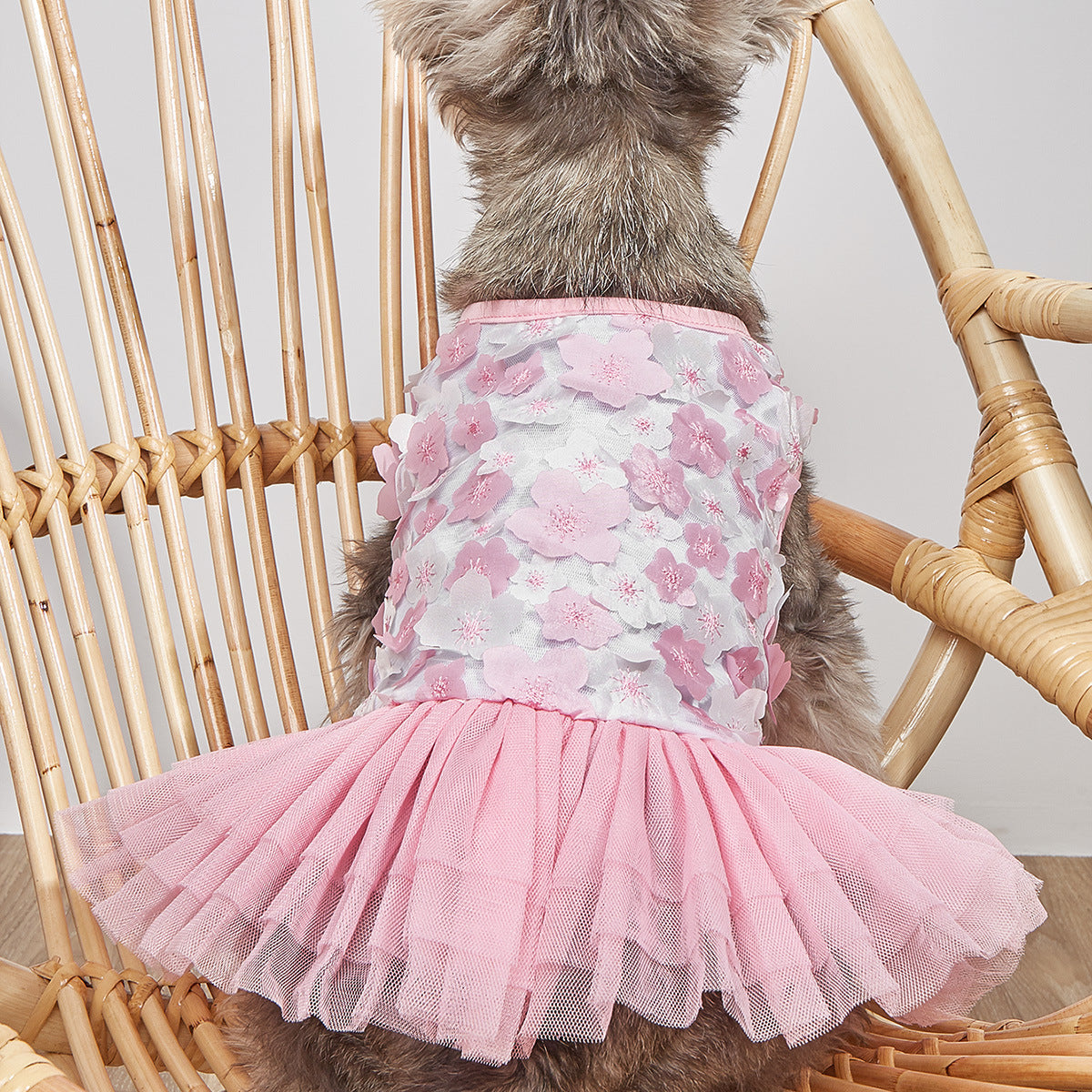 Floral Tutu Dress for Small Dogs and Puppies