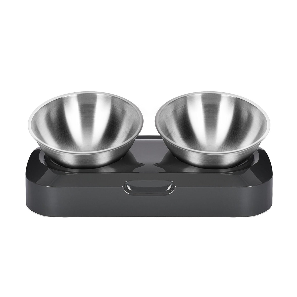 Stainless Steel Cat Bowl Set for Stable, Tidy Feeding
