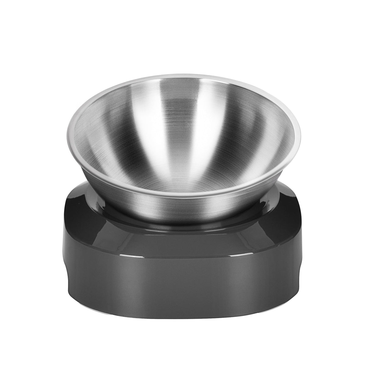 Stainless Steel Cat Bowl Set for Stable, Tidy Feeding