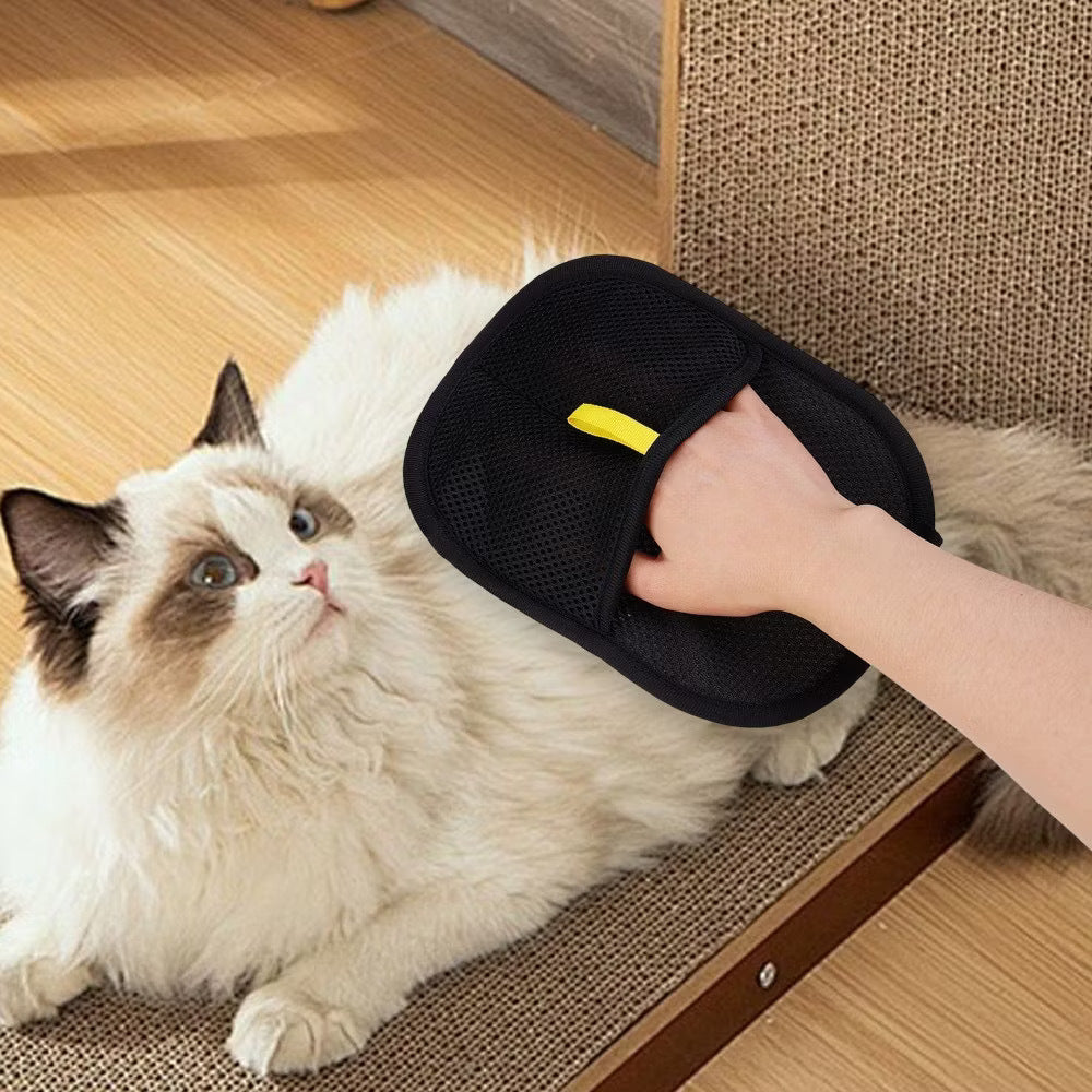 Pet Hair Removal Glove for Sofas, Clothes & Grooming