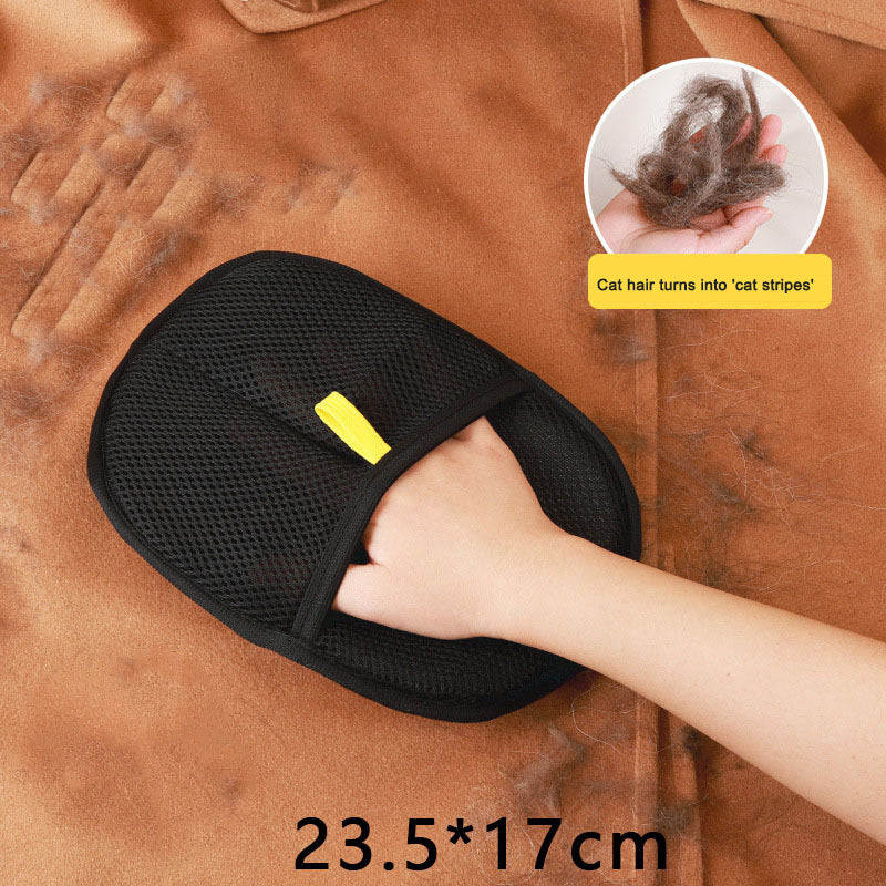 Pet Hair Removal Glove for Sofas, Clothes & Grooming