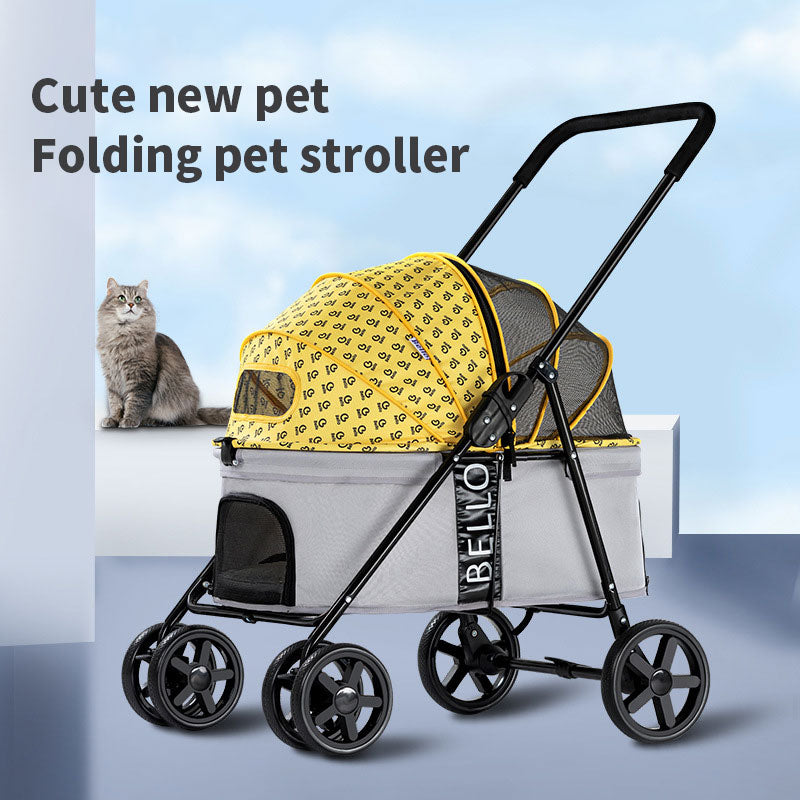 Pet Stroller for Small Dogs With Safer Outdoor Comfort