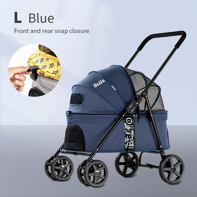Pet Stroller for Small Dogs With Safer Outdoor Comfort