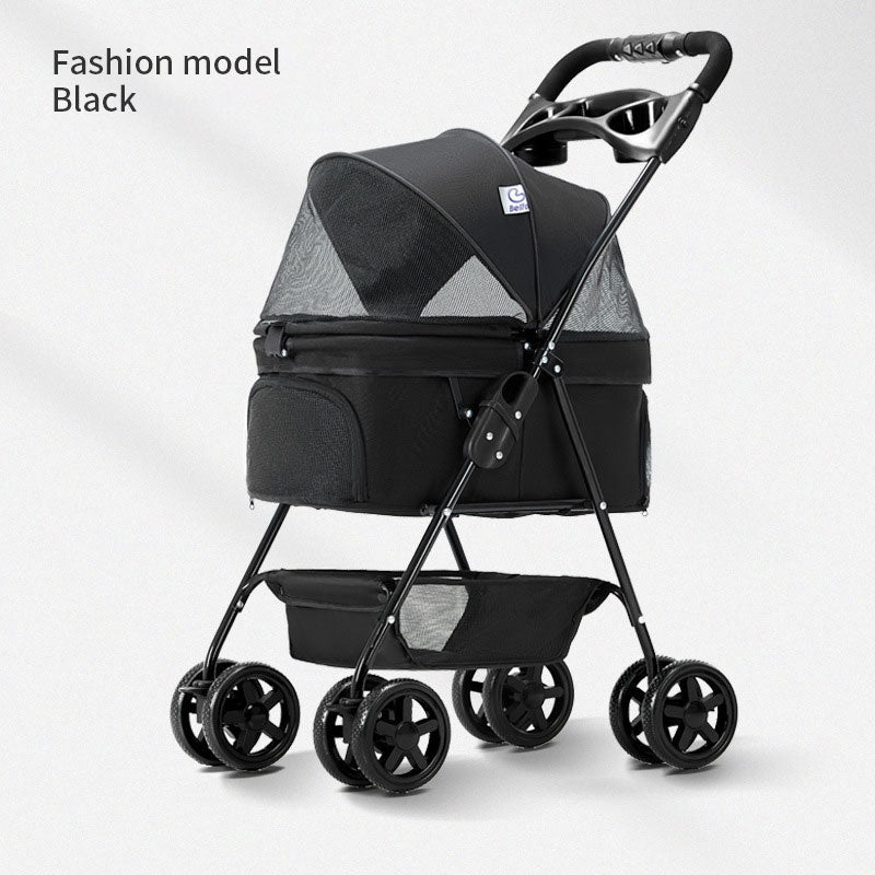 Pet Stroller for Small Dogs & Cats | Comfortable Travel