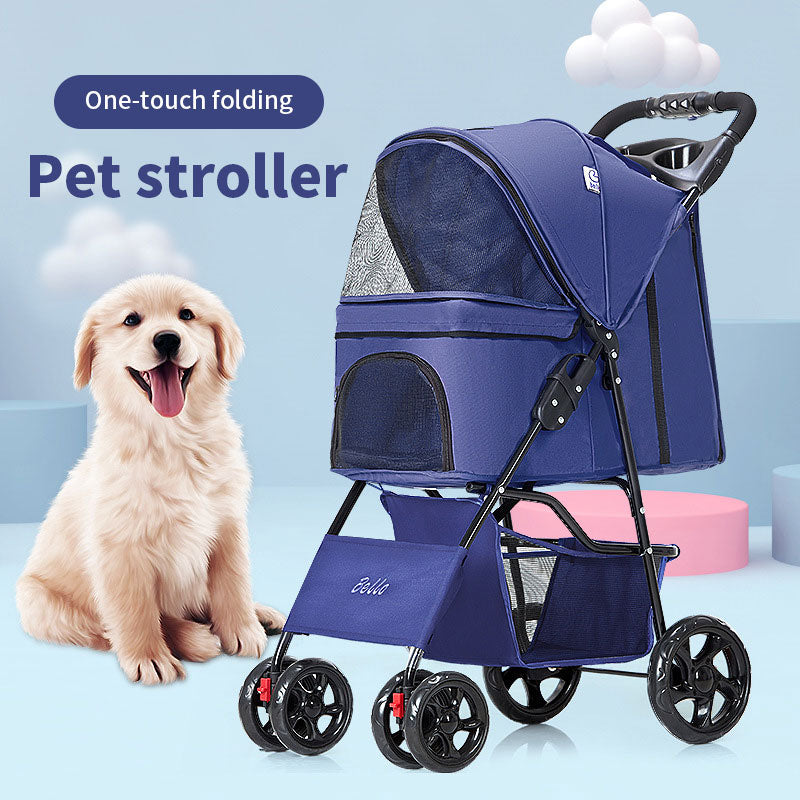 Pet Stroller for Small Dogs & Cats | Comfortable Travel