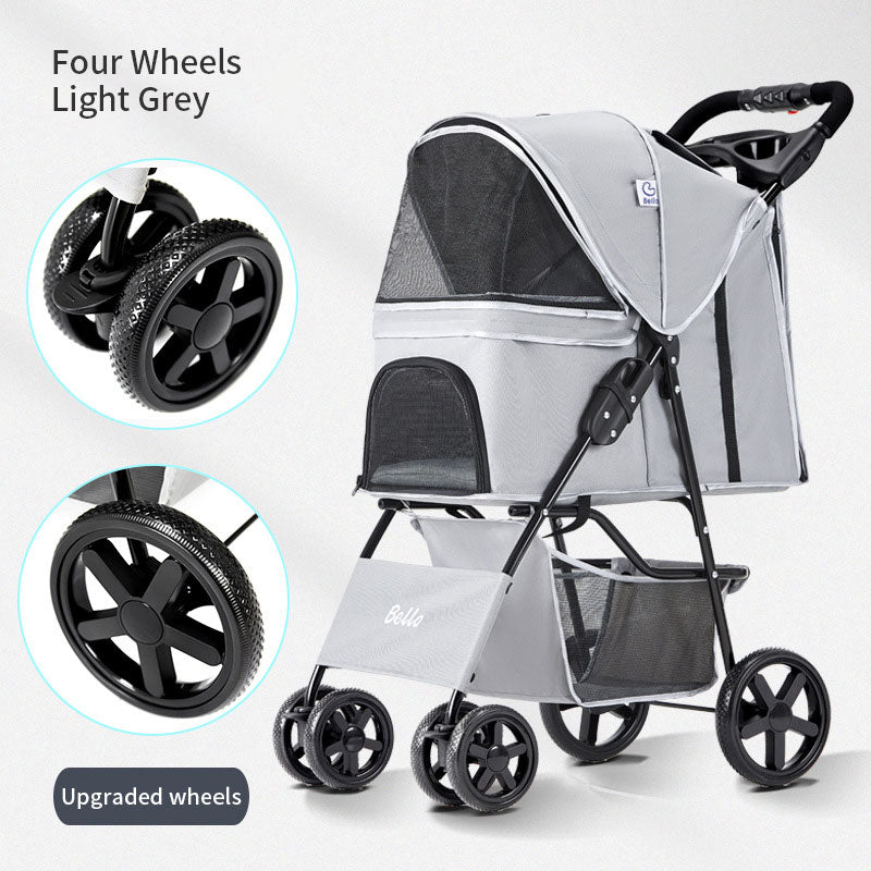 Pet Stroller for Small Dogs & Cats | Comfortable Travel