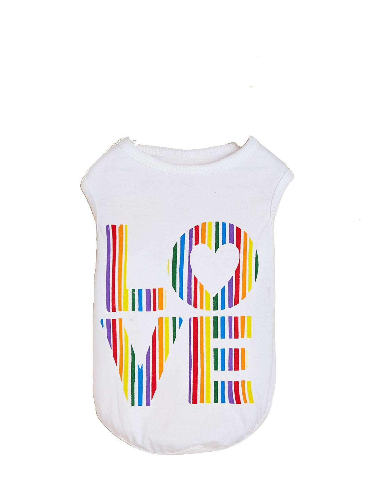 Rainbow Pet Shirt for Lightweight Summer Outfit Style
